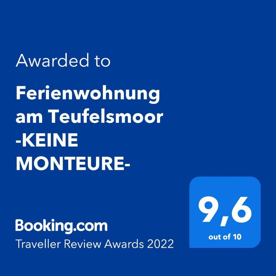 Ferienwohnung Am Teufelsmoor -Keine Monteure- Klein Wehnendorf Esterno foto